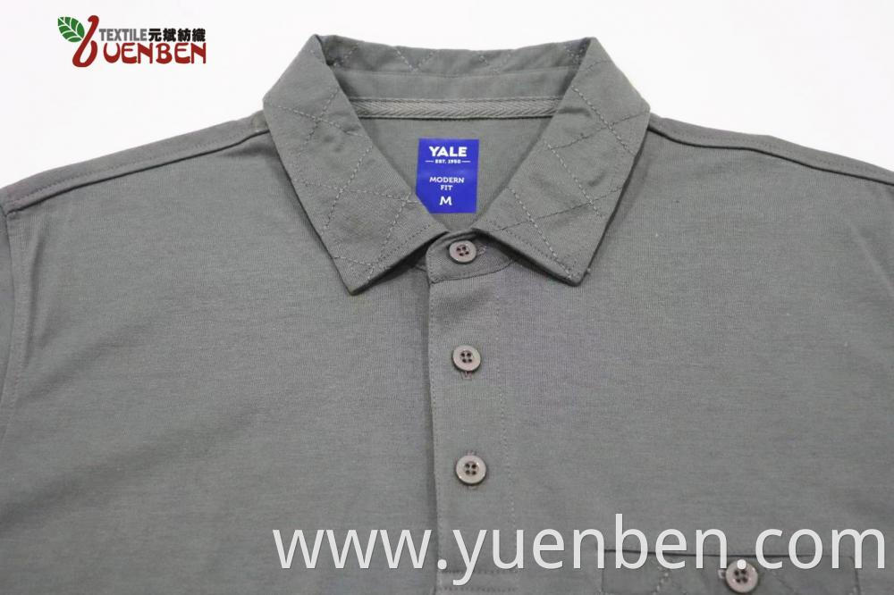 65%Poly 35%Cotton Solid Jersey With Pocket